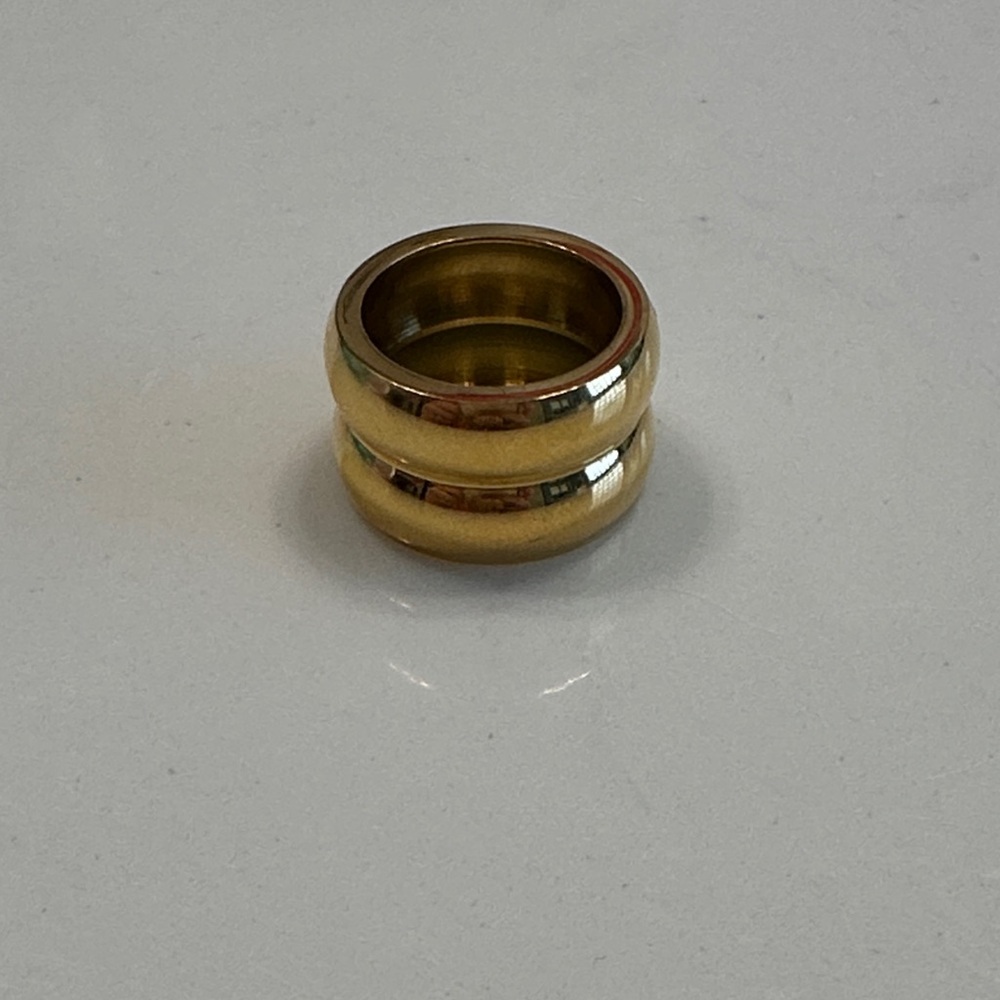Gold Double Band Ring